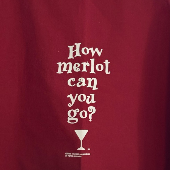 How Merlot Can You Go? kitchen or grilling apron, NWOT - Picture 8 of 9